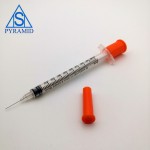 Hot selling product insulin syringes with needle with Factory price