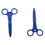Customized Good Quality Plastic Medical Occluding Tube Clamp Short Plastic surgical instrument Forceps