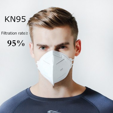 Stock Disposable Non Woven Mouth 3Ply KN95 Disposable face mask