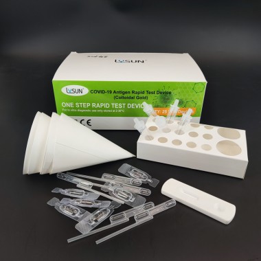 covid 19 saliva antigen rapid self test  25 kits/box