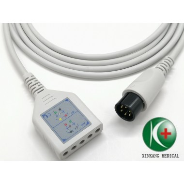 ECG 5-leads trunk cable for edan,goldway-3-5leads