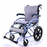 elderly comfortable double cushion portable foldable outdoor all terrain manual wheelchair