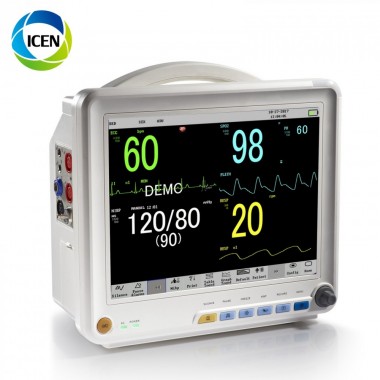 IN-12D 12 inch Portable ICU Multi-Parameter Patient Monitor