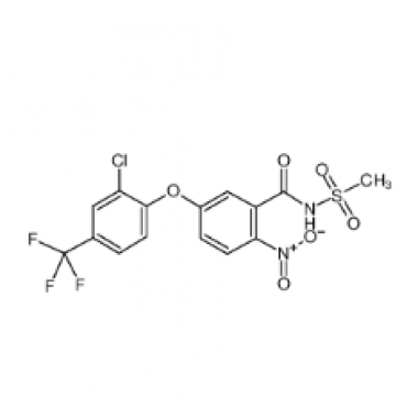 5-[2-chloro-4-(trifluoromethyl)phenoxy]-N-(methanesulfonyl)-2-nitrobenzamide