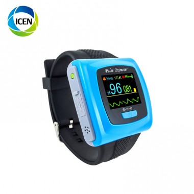 IN-C50F Medical Portable Bluetooth Wifi OLED Display Smart Bracelet Watch Finger Pulse Oximeter