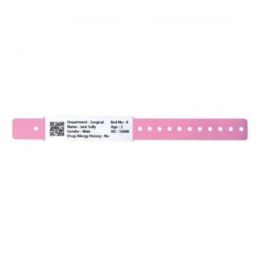 Newborn wristband Hospital ID bracelet BVP14380A Thermal Wristband
