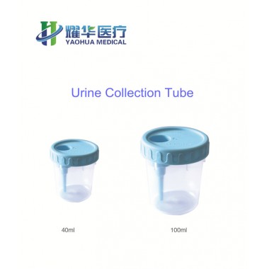 Urine collection tube and cup with CE approved