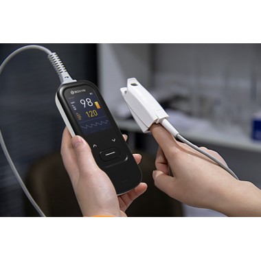 NEW BOXYM OPRO Handheld Palm Pulse Oximeter Oxymeter SPO PR Pulse Rate for Home Hospital Use
