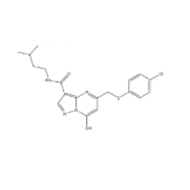 5-(((4-chlorophenyl)thio)methyl)-7-hydroxy-N-isopentylpyrazolo[1,5-a]pyrimidine-3-carboxamide