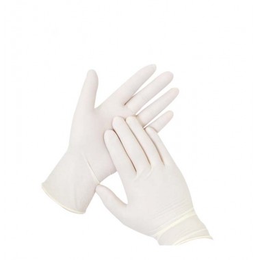 Disposable latex powder-free latex gloves rubber latex gloves