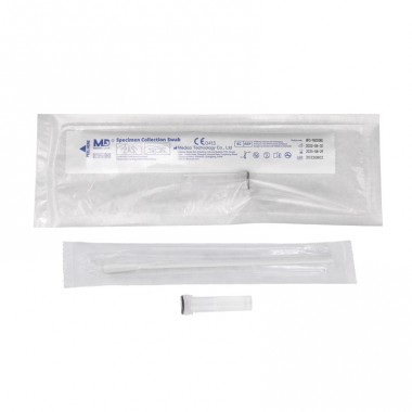 DNA Sample Collection Kit with Nylon Flocked Oropharyngeal Swabs and Cell Preservation Solution
