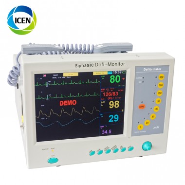 IN-C028 Approved Newest Portable cardiac defibrillator with Monitor