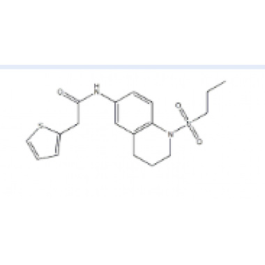 N-(1-(propylsulfonyl)-1,2,3,4-tetrahydroquinolin-6-yl)-2-(thiophen-2-yl)acetamide