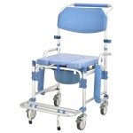 bathroom chair toilet for disabled 2-in-1 Bathroom Commode Wheelchair Shower Wheelchair