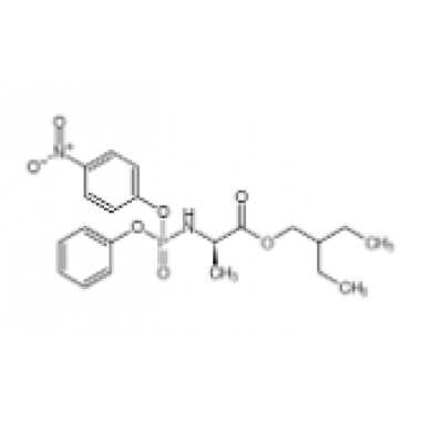 2-Ethylbutyl[(4-nitrophenoxy)(phenoxy)phosphoryl]-D-alaninate