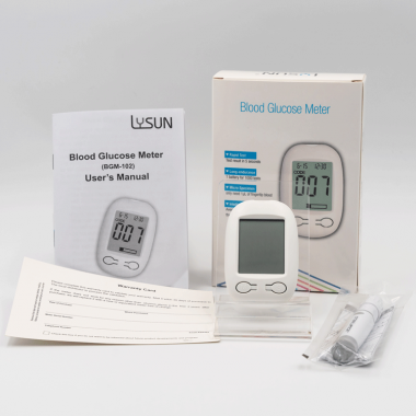 Lysun Glucometer Diabetes Digital  Blood Sugar Monitor Testing Machine