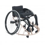 Rigid aluminum manual active leisure training basketball sport wheelchair for disabled