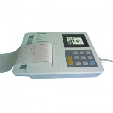 6 Channel ECG Electrocardiograph Machine with 4.3 Inch Touch Screen