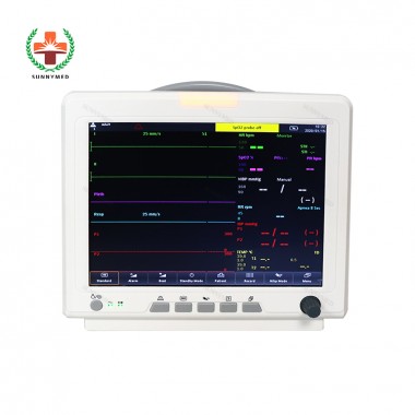 SY-C005D New Arrival ! Hospital 12 inch Multi-Parameter Patient Monitor Price