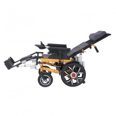 Cheap medical equipment folding power reclining electric orthopedic wheelchair