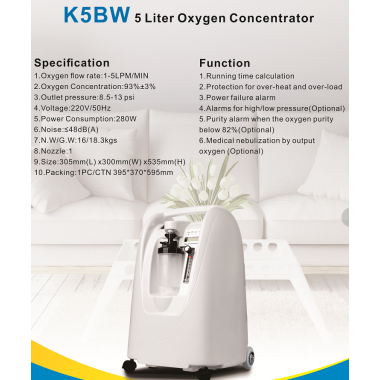 5 LPM Oxygen Concentrator
