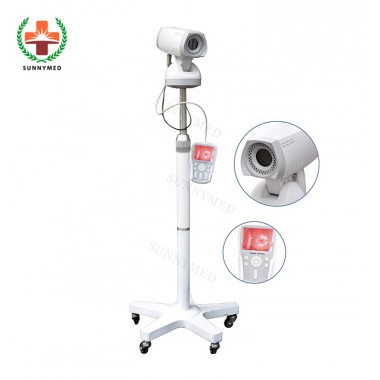SY-F005A medical digital gynecology trolley video colposcope with cradle
