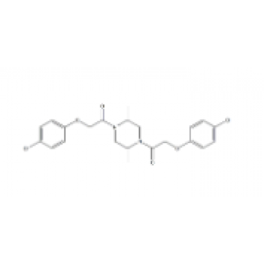 2-(4-Chloro-phenoxy)-1-{4-[2-(4-chloro-phenoxy)-acetyl]-2,5-dimethyl-piperazin-1-yl}-ethanone