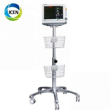 IN-C041 Multiparameter patient monitor trolley contec patient monitor with ctg paper