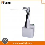 Rechargeable single unit for ENT inspection with disposable PC/wooden tongue depressor