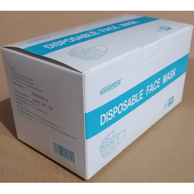 in stock CE/ISO/FDA certified civilian protective 3 ply disposable face masks