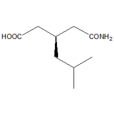 (R)-(-)-3-carbamoymethyl-5-methylhexanoic acid