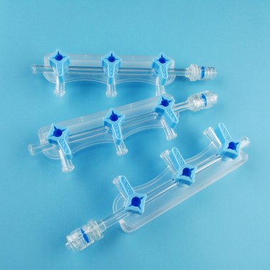 medical disposable two-way/three- way high pressure manifolds