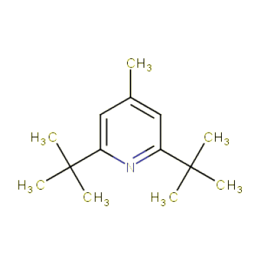 Pyridine,2,6-bis(1,1-dimethylethyl)-4-methyl-; HVHZEKKZMFRULH-UHFFFAOYSA-N; D2419; AC-5133; AC1L40I3; AB1003