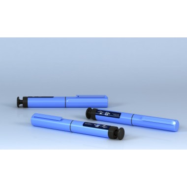 Insulin Pen Reusable Syringes Adjustable Injection Pen for 3ML Cartridge Dosage