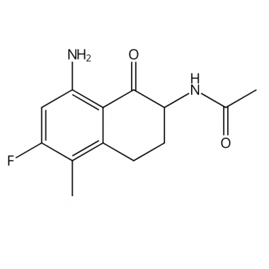 N-(8-Amino-6-fluoro-1,2,3,4-tetrahydro-5-methyl-1-oxo-2-naphthalenyl)acetamide