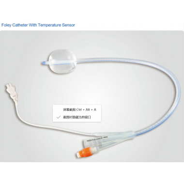 FOLEY CATHETER WITH TEMPERATURE