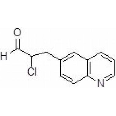 2-Chloro-3-(quinolin-6-yl)propanal