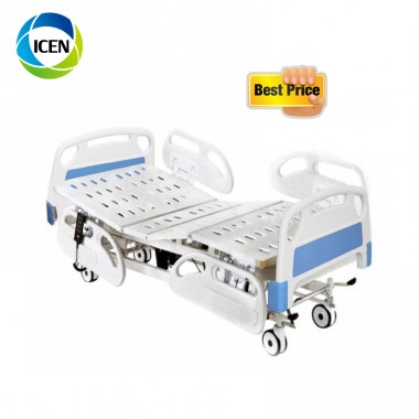 IN-8321 Medical Electric Folding Adjustable Hospital Bed ICU Patient Bed CPR Bed
