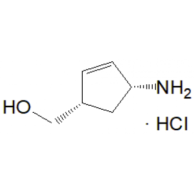 (1S,4R)-4-Aminocyclopent-2-enyl)methanol hydrochloride