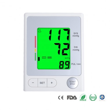 OEM Digital Arm Type Blood Pressure Pulse Monitor Portable Blood Pressure Monitors