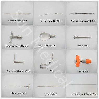 Universal Femur Interlocking Surgical Instrument Set