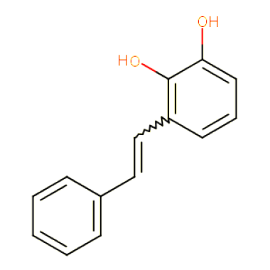 1,2-Benzenediol,3-[(1E)-2-phenylethenyl]-