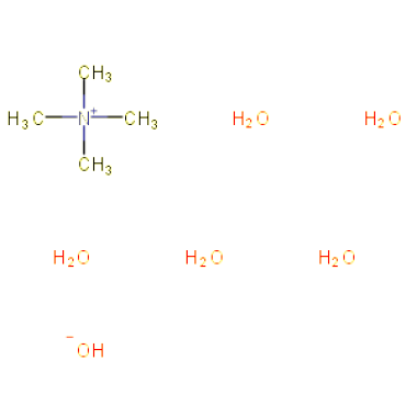 Tetramethyl ammoniumhydroxid pentahydrate; MYXKPFMQWULLOH-UHFFFAOYSA-M; methanaminium, n,n,n-trimethyl
