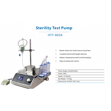 Sterility Test Pump