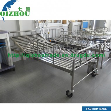 High Quality Stainless Steel One Crank Hospital Bed