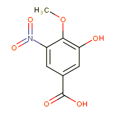 Benzoic acid, 3-hydroxy-4-methoxy-5-nitro-