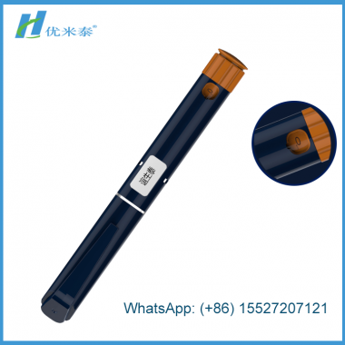 Refilled Diabetes insulin pen in disposable use with travel case in Nylon materials