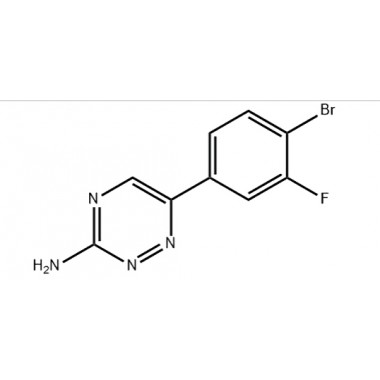 6-(4-bromo-3-fluorophenyl)-1,2,4-triazin-3-amine