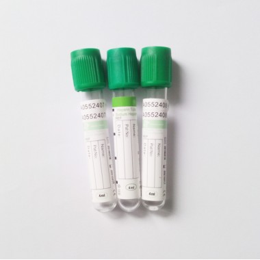 green top lithium heparin blood collection tube with CE approved