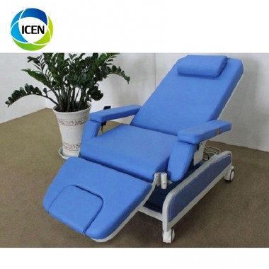 IN-O007-1 Blood Donation Reclining Medical Furniture Phlebotomy Chair Price